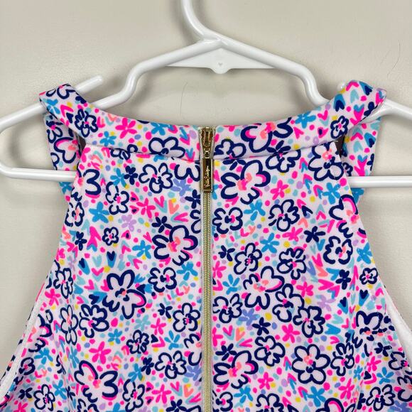 Lilly Pulitzer Girls Sophelia Shift Multi Fun Sun Repeat Ditsy Floral 14 - Picture 5 of 6